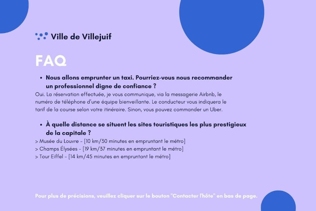Appartement Avec Parking Et Terrasse Metro 7 Et Paris Villejuif Eksteriør bilde